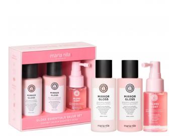 D�rkov� cestovn� sada pro lesk a uhlazen� vlas� Maria Nila Mirror Gloss Essentials Value Set