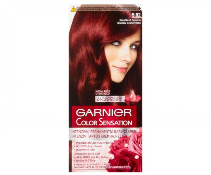 Permanentn� barva Garnier Color Sensation 5.62 gran�tov� �erven�