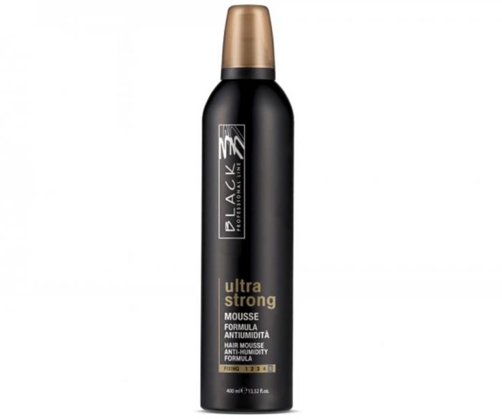 P�nov� tu�idlo na vlasy s maxim�ln� fixac� Black Ultra Strong - 400 ml