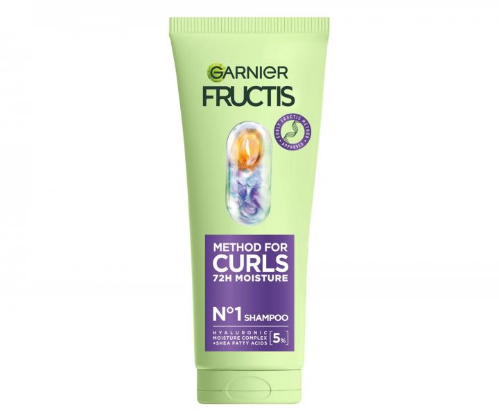 Hydratační šampon pro suché vlnité a kudrnaté vlasy Garnier Fructis Method For Curls N°1 Shampoo - 200 ml