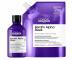 �ada pro uhlazen� krepat�ch vlas� Lor�al Professionnel Serie Expert Keratin Alpha Sleek - �ampon - 300 ml + n�hradn� n�pl� - 500 ml