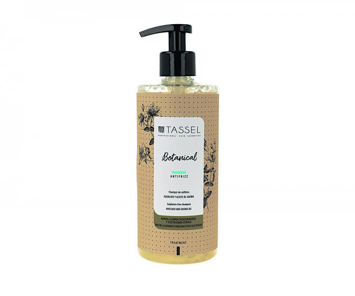 ampon pro nepoddajn a kudrnat vlasy Tassel Cosmetics Botanical Antifrizz - 500 ml
