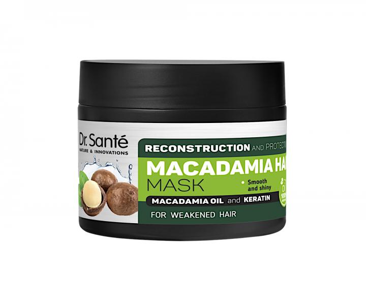 Maska pro rekonstrukci pokozench vlas Dr. Sant Macadamia - 300 ml