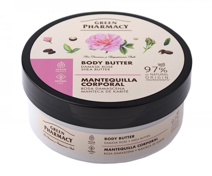 Tělové máslo s damašskou růží a bambuckým máslem Green Pharmacy Body Butter - 200 ml