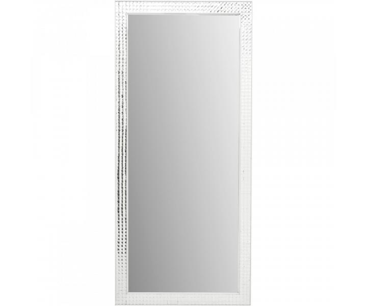 Kadenick zrcadlo Kare Crystals Steel Chrome - 180 x 80cm