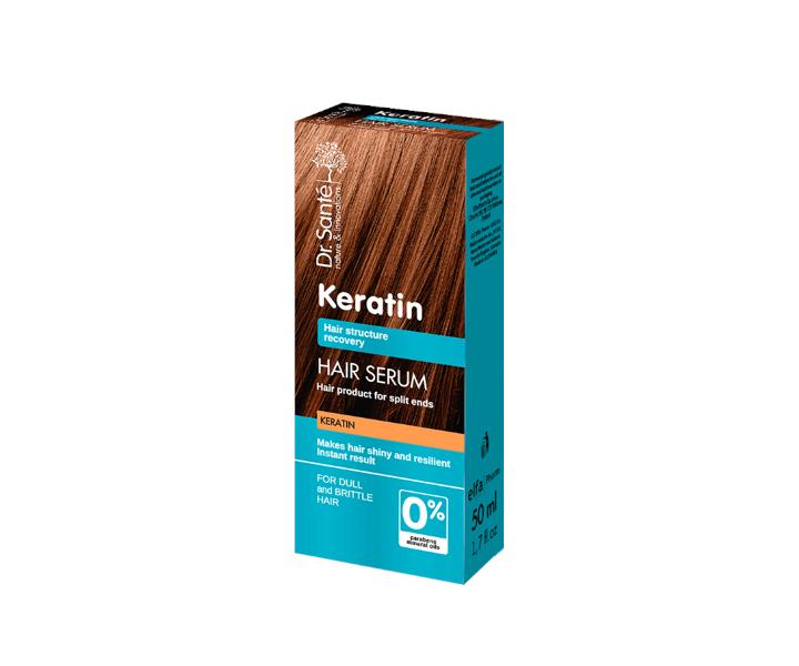Olejov srum pro obnovu matnch a kehkch vlas Dr. Sant Keratin - 50 ml