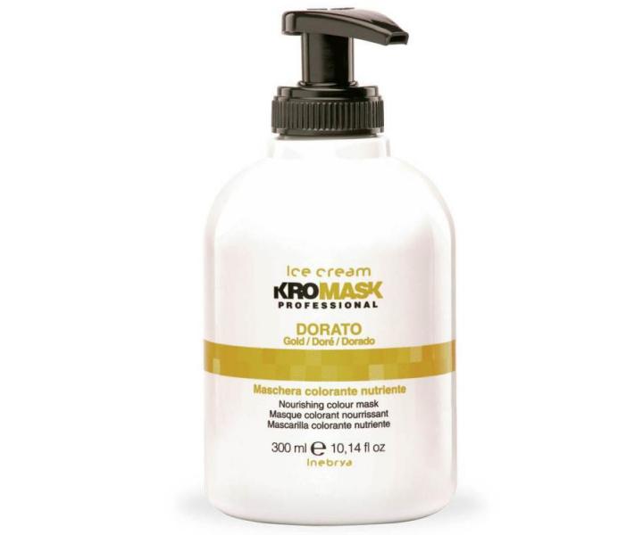 Výživná barvicí maska Inebrya KroMask Dorato - 300 ml