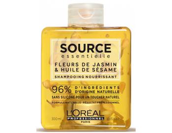 Veganský šampon pro suché a zcitlivělé vlasy Loréal Source Nourishing - 300 ml