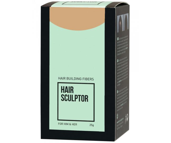 Pudr pro zakrytí řídnoucích vlasů Sibel Hair Building Fibers - tmavá blond, 25 g