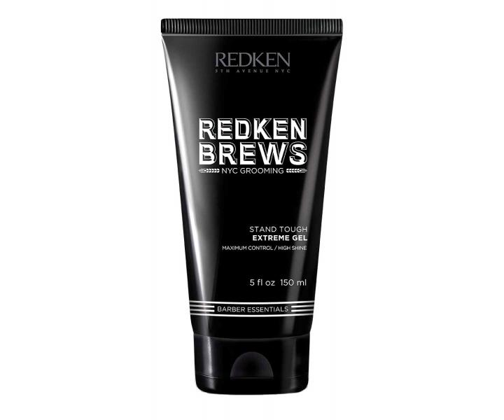 Extra silný gel na vlasy Redken Brews Stand Tough - 150 ml