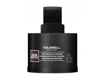 Pudr pro zakryt odrost a edin Goldwell Color Revive - 3,7 g - tmav hnd a ern