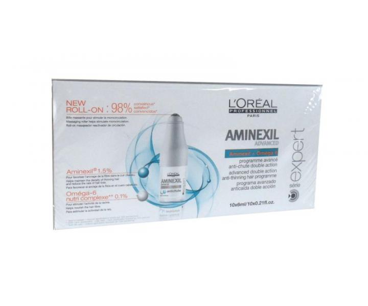 Program proti padání vlasů Loréal Aminexil Advance - 10 x 6 ml