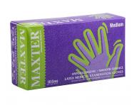 Latexové rukavice pro kadeřníky Maxter 100 ks - M