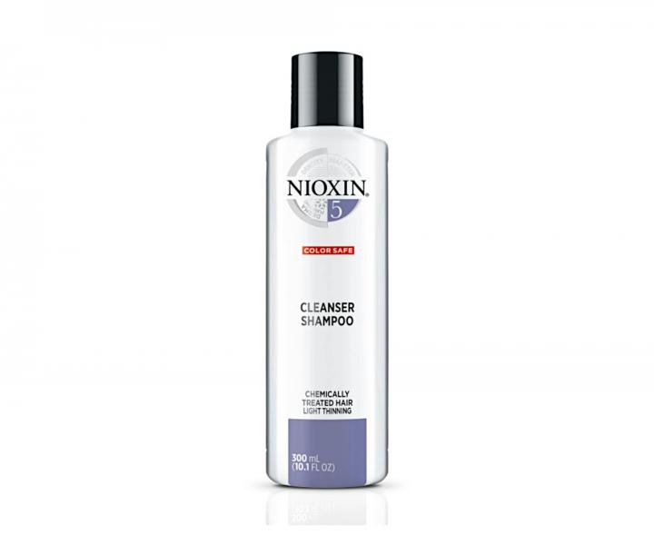 ampon pro mrn dnouc chemicky oeten vlasy Nioxin System 5 Cleanser Shampoo - 300 ml