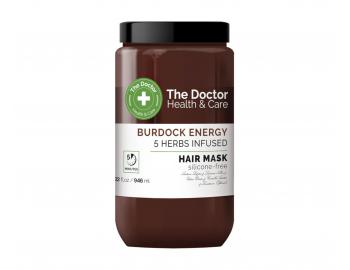 Vitalizující maska proti padání vlasů The Doctor Burdock Energy 5 Herbs Infused Hair Mask - 946 ml