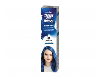 Barevn pnov tuidlo Venita Trendy Color Mousse - 75 ml - Cosmic Blue (vesmrn modr)