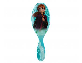 Kartáč na rozčesávání vlasů Wet Brush Original Detangler Frozen II Anna - světle modrý