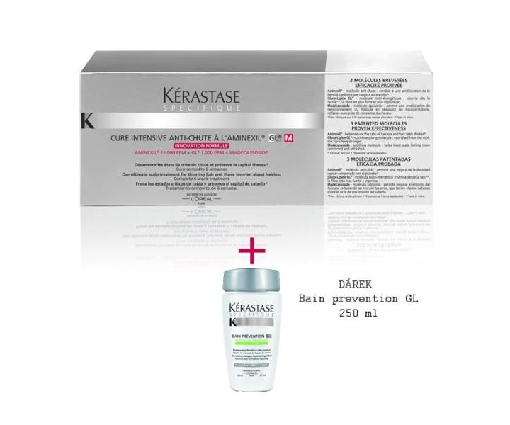 Kerastase L`aminexil GL ampulky (42x6ml)+šampon GL ZDARMA