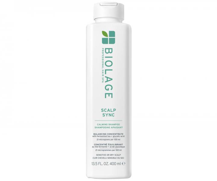 Zklidňující šampon pro suchou a citlivou pokožku hlavy Biolage Scalp Sync Calming Shampoo - 400 ml