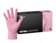 Nitrilov� rukavice Espeon Nitril Comfort - 100 ks, r��ov�, velikost L