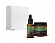 Pánská dárková sada na vousy Beviro Basic Beard Set Bergamia Wood