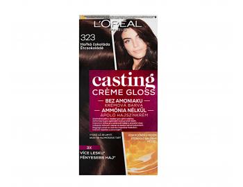 Přeliv bez amoniaku Loréal Casting Créme Gloss - 323 hořká čokoláda