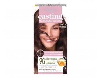Přeliv bez amoniaku Loréal Casting Natural Gloss - 423 kaštanová