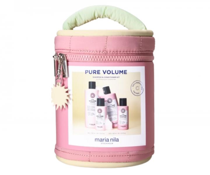D�rkov� sada pro objem jemn�ch vlas� Maria Nila Pure Volume Beauty Bag + kosmetick� ta�ka zdarma