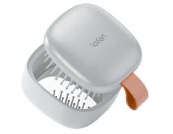 Cestovn� kart�� na vlasy se zrc�tkem Laifen Air Silver - st��brn�