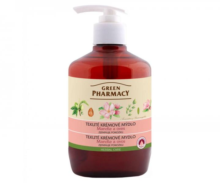 Sada t�lov� p��e s levandul� a ln�n�m olejem Green Pharmacy Lavender + tekut� m�dlo zdarma
