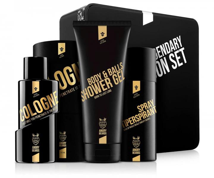 Pnsk drkov sada pro pi o tlo Angry Beards Legendary Jack Saloon Set