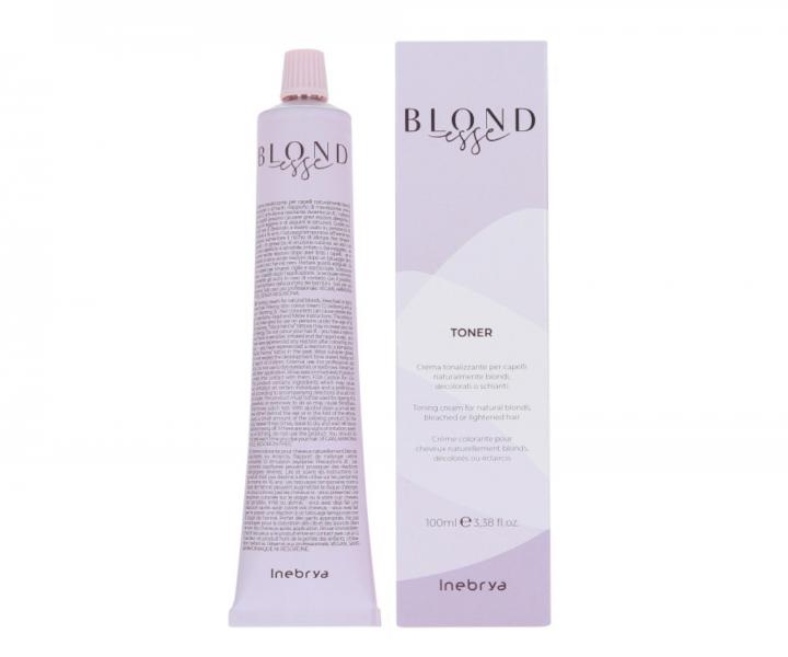 Tnovac krm na blond a odbarven vlasy Inebrya Blondesse Toner 100 ml - platinov