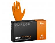 Silné nitrilové zdrsněné rukavice Espeon Nitril Extra Strong 3 - 100 ks, oranžové