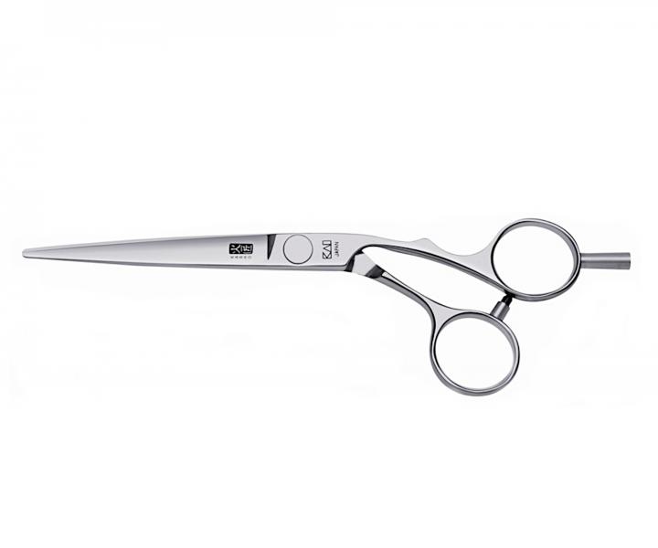 Kadeřnické nůžky Kasho Silver Offset - 5,5"
