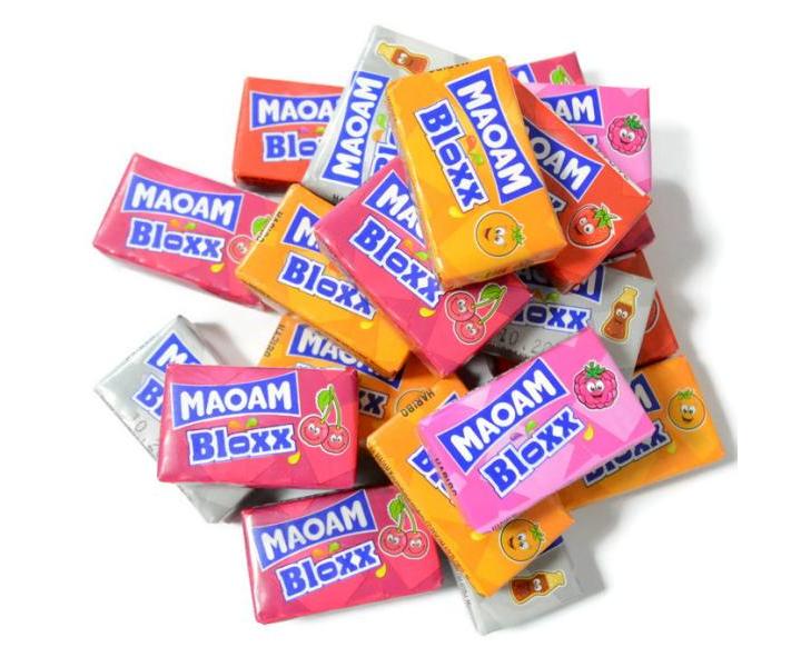 Ovocné karamely Maoam Bloxx - 22 g (bonus)