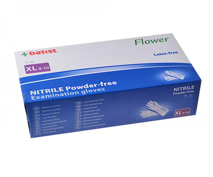 Jednorzov nitrilov rukavice Batist Flower Premium