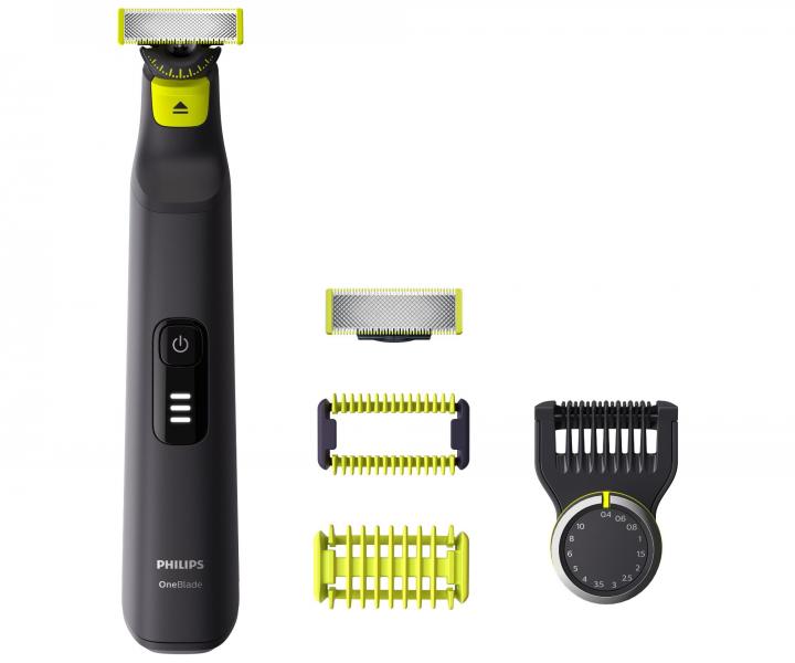 Holicí strojek na vousy a tělo Philips OneBlade Pro QP6541/15  - černý