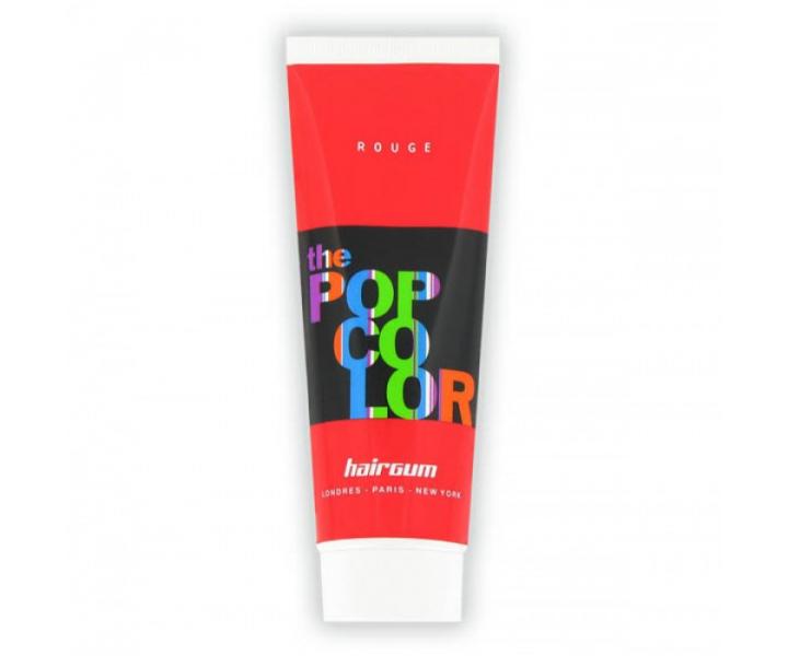 Semipermanentní  barva na vlasy Hairgum, Pop color - červená
