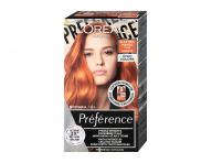 Permanentní barva na vlasy Loréal Préférence 7.434 Electric Mango - zářivě oranžová