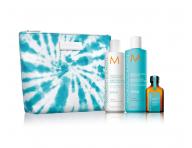 Regenerační dárková sada Moroccanoil Repair Love + kosmetická taštička zdarma