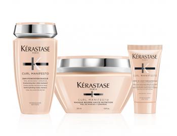 Sada pro vlnit� a kudrnat� vlasy Curl Manifesto + bezoplachov� p��e s termoochranou 50 ml zdarma
