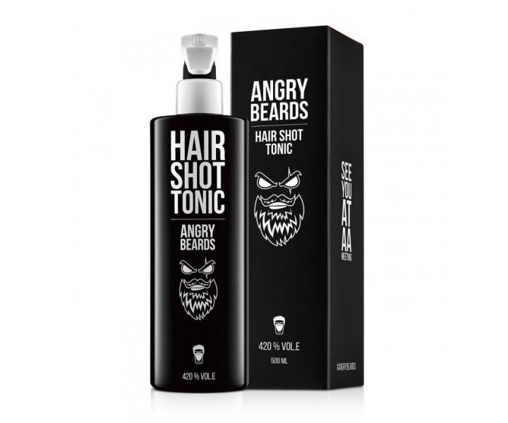 Osvujc tonikum na vlasy Angry Beards Hair Shot Tonic - 500 ml