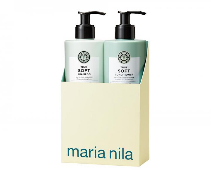 Dárková sada pro suché a krepaté vlasy Maria Nila True Soft Duo Bundle
