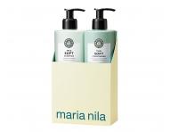 Dárková sada pro suché a krepaté vlasy Maria Nila True Soft Duo Bundle