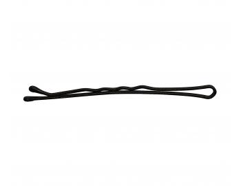 Vlnitá sponka Sibel Blend-rite - 6,5 cm, matná černá - 250 g