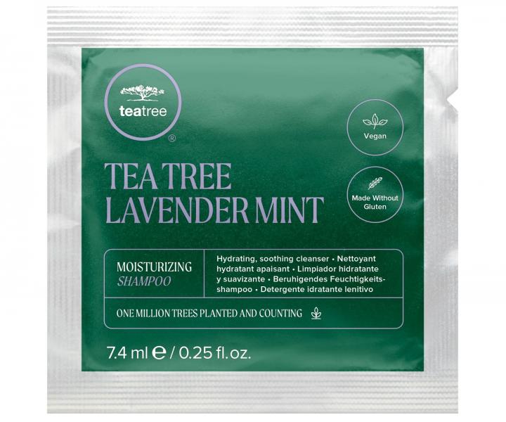 Šampon pro suché vlasy Paul Mitchell Tea Tree Lavender Mint Moisturizing Shampoo - 7,4 ml