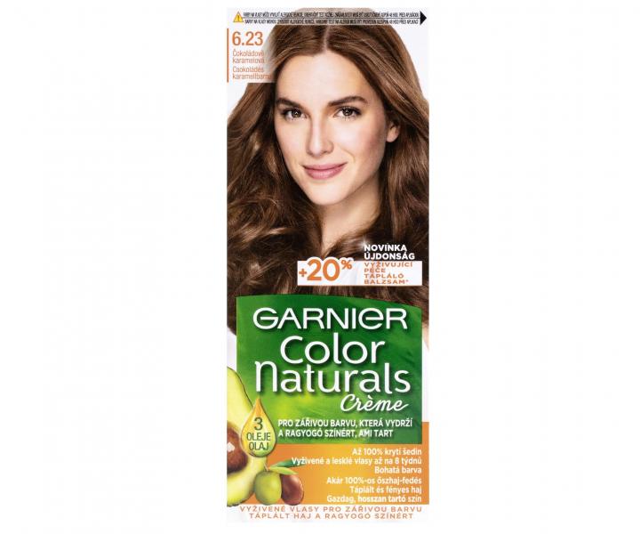 Permanentn� barva Garnier Color Naturals 6.23 �okol�dov� karamelov�