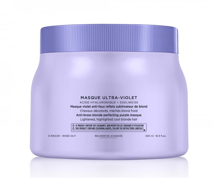 Maska pro neutralizaci lutho tnu Krastase Blond Absolu Masque Ultra-Violet - 500 ml