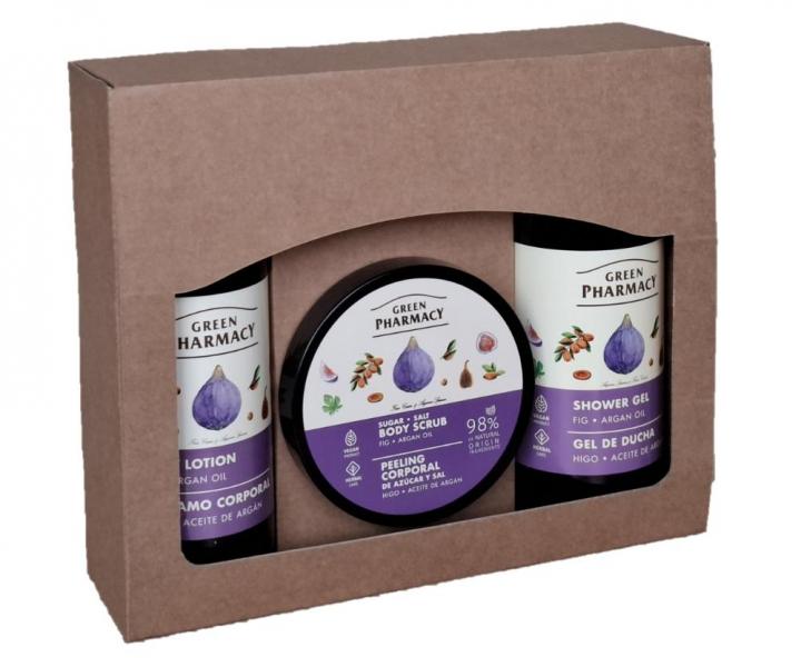 D�rkov� sada pro p��i o t�lo s f�kem a arganov�m olejem Green Pharmacy