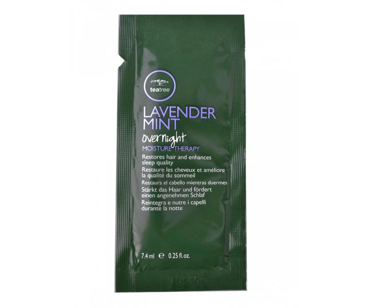 Obnovující maska pro suché vlasy Paul Mitchell Lavender Mint Overnight Moisture Therapy - 7,4 ml